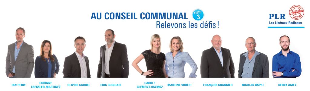Communales 2016: le PLR VsG vise 3 sièges au Conseil&nbsp;communal